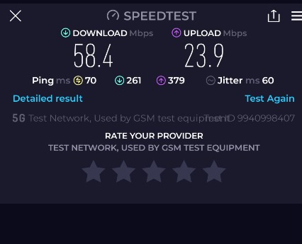 OoKla Speed Test